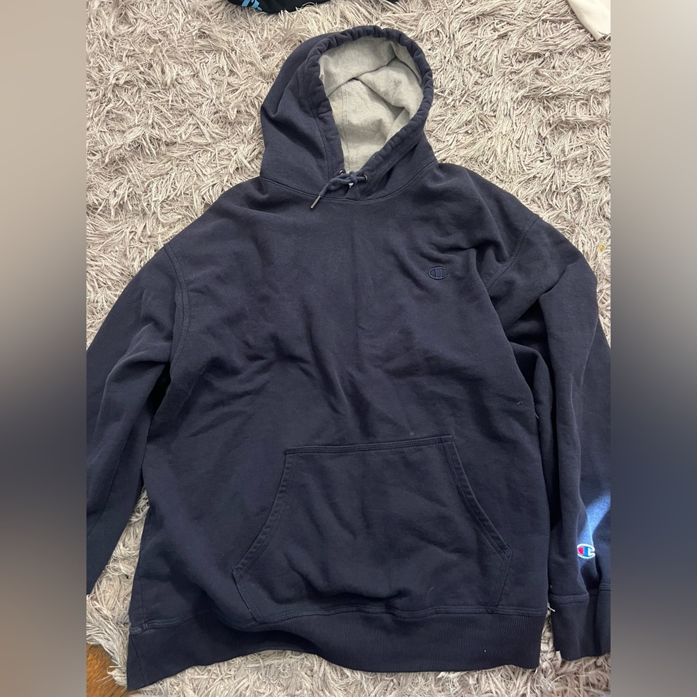 Navy champion hoodie